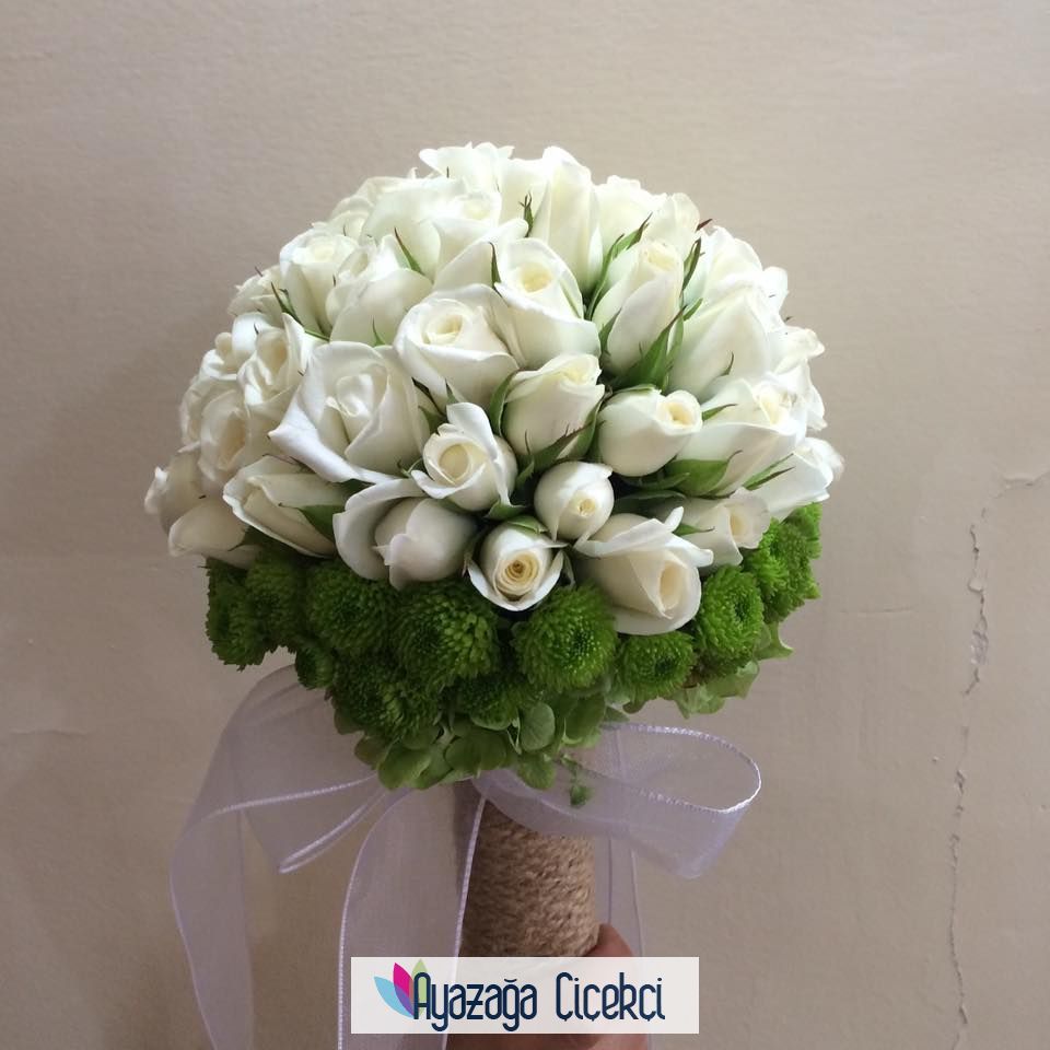 Beyaz gül buketi-ayz-733731